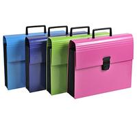 Exacompta Expanding Case 55630E A4 Assorted Mottled pressboard 32 x 24 cm Pack of 4