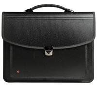 Exacompta - Ref 55734E - Exactive - Exatravel Laptop Case - 400 x 300 x 100mm in Size, Padded Compartment for a 15" Laptop or Tablet, Hardwearing PP - Black