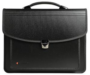 Exacompta - Ref 55734E - Exactive - Exatravel Laptop Case - 400 x 300 x 100mm in Size, Padded Compartment for a 15" Laptop or Tablet, Hardwearing PP - Black