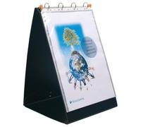 Exacompta - Ref 56134E - Exactive - Exashow Presentation Ring Binder - Suitable for Holding A3 Documents, Portrait Orientation, 30mm Spine, 4 x O-rings - Black