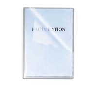 Exacompta - Ref 5670E - PP Cut Flush Document Pockets - Suitable for Storing A4 Documents, Polypropylene Material, Side & Top Openings - Clear (Pack of 100)