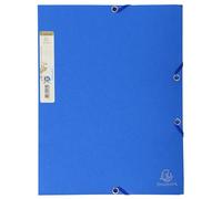 Exacompta - Ref 56982E - Recycled Folder with 3 flaps Recycled card 380gsm - Forever Collection - - A4 - Light Blue exterior / Dark Blue interior, Pack 25