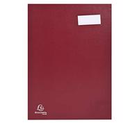 Exacompta Signature Book Ref 57025E – 240×350mm, fits A4, 20 compartments, expandable spine – Red