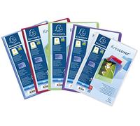 Exacompta 5 display books Kreacover Chromaline A4 20 pockets assorted