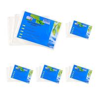 Exacompta - Ref 5734E - Exactive - PP Punched Pockets - Suitable for A4 Documents, Landscape Orientation, 0.55mm Polypropylene, Pre-Punched Left Tabs - Bag of 20 (Pack of 5)