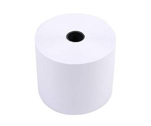 Exacompta - Ref. 5770120V - Box of 50 reels for calculator and boxes 57x70 mm - 1 extra-white offset ply 60g/m2. - Yardage (+ or - 2m): 40 m