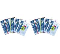 Exacompta - Ref 5799E - Kreacover Collection - Semi-Rigid Opaque PP Display Book - 240 x 320mm in Size, Suitable for A4 Documents, 100 Pockets - Assorted Colours (Pack of 2)