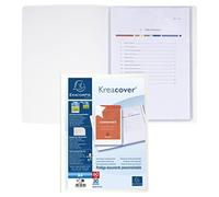 Exacompta - Ref 58309E - Kreacover Collection - Opaque Rigid PP Display Book - 240 x 320mm in Size, Suitable for A4 Documents, 30 Pockets, 60 Viewing Pages - White