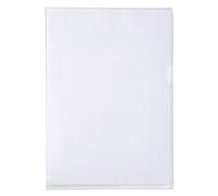 Exacompta - Ref 5950E - Premium PVC Cut Flush Document Folders - Suitable for Storing A4 Documents, 0.18mm Thick PVC Material, Top & Side Opening - Clear (Pack of 50)