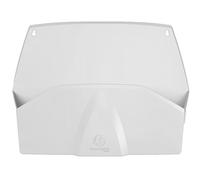 Exacompta - Ref 61113D - 1 Horizontal wall sorter 1 Compartment AUTENTIK, wall Display A4, Document Holder, wall Basket - Dimensions: D 7.2 x W 38.2 x H 29 cm - White