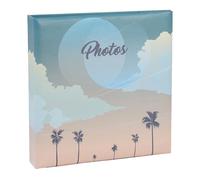 Exacompta - Ref 62332E - Box of 6 Sunset photo albums - 200 photos 10 x 15 cm - 100 pages - format 22.5 x 22 cm - cover covered with matte film - printed with trendy motifs