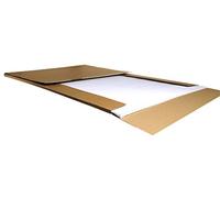Exacompta - Ref 65182X - Premium Flipchart Pad Refill (50 Sheets) - 65 x 100cm, Squared Rulings, 80gsm White Paper - Suitable for Refilling Flipcharts for Meetings