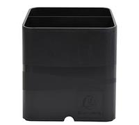 Exacompta - Ref. 674014D - 1 magnetic PEN-CUBE pencil holder - 2 compartments - pen holder - for whiteboard, fridge - ideal in the office, at home, at school - black colour