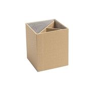 Exacompta - Ref 67602E - 1 Office by Me Pencil Holder - with 3 Removable compartments - for Storing pens, Pencils, and Other Stationery - Beige