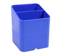 Exacompta - Ref 67779D_PAQ - Iderama Collection - Pen-Cube Pen Pot - 74 x 74 x 93mm in Size, Space-Saving Design, 2 Sections for Desk Organisation - Ice Blue (Pack of 10)
