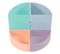 Exacompta - Ref 682296D - Quarter Modular Pen Pot - 120 x 120 x 83mm in Size, Space Saving Pen Pot, 4 Movable Sections For Organising Pens, Pencils & Accessories - Glossy Pastel