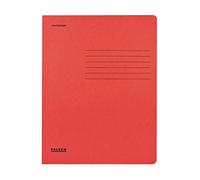 Exacompta - Ref 80001357001F - FALKEN - Recycled 3-Flap Folders - A4 (210 x 297mm) in Size, 320gsm Recycled Manilla, Holds Up To 200 Sheets - Red (Pack of 25)
