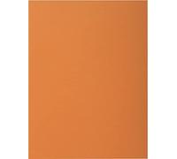 Exacompta - Ref 800014E - Rocks Square Cut Folder - 220 x 310mm in Size, Suitable for Holding A4 Documents, 80gsm Coloured Paper -Burnt Orange Colour (Pack of 100)
