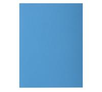 Exacompta - Ref 800019E - Rocks Square Cut Folder - 220 x 310mm in Size, Suitable for Holding A4 Documents, 80gsm Coloured Paper -Blue Colour (Pack of 100)