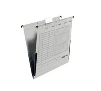 Exacompta - Ref 80002694001F - FALKEN - UniReg Suspension Files with Linen Edge Protectors - Suitable for A4 Documents, 230gsm Recycled Kraft Card, Blue Angel Certified - Green (Pack of 25)