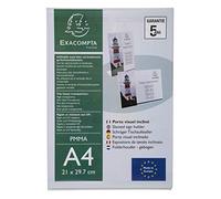 Exacompta Slanted Sign Holder A4 Clear Acrylic 84058D