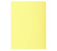 Exacompta - Ref 850005E - Super Square Cut Folders - 22 x 31cm in Size, Suitable for Storing & Holding A4 Documents, 60gsm Material - Yellow (Pack of 250)