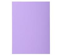 Exacompta - Ref 850116E - Box of 10 Packs of 100 Super 60 g/m2 Pastel Coloured folders - PEFC™ Certified folders - Size 22 x 31 cm for A4 Format - Lilac