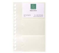 Exacompta - Ref 85034E - Exactive - Exacard Business Card Refill Sheets - 19 x 23cm in Size, Holds Up To 6 Cards Per Sheet, Pack of 10 Sheets, 0.05mm Polypropylene