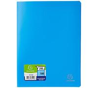 Exacompta - Ref 85102E - Soft PP Display Book - Suitable for A4 Documents, Made from Polypropylene, Lightweight, 100 Pockets, 200 Viewing Pages - Blue Cover