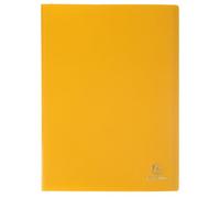 Exacompta - Ref 85109E - Box of 8 OPAK Document Protectors - 100 Non-Reflective Grained Pockets - 200 Sheets - for A4 Size - Size 24 x 32 cm - Soft Polypropylene Cover - Color Yellow