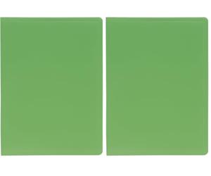 Exacompta - Ref 8513E - Soft PP Display Book - Suitable for A4 Documents, Made from Polypropylene, Lightweight, 10 Pockets, 20 Viewing Pages - Green Cover (Pack of 2)