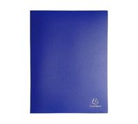 Exacompta - Ref 8522E - Soft PP Display Book - Suitable for A4 Documents, Made from Polypropylene, Lightweight, 20 Pockets, 40 Viewing Pages - Blue Cover