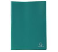 Exacompta - Ref 8523E - Soft PP Display Book - Suitable for A4 Documents, Made from Polypropylene, Lightweight, 20 Pockets, 40 Viewing Pages - Green Cover