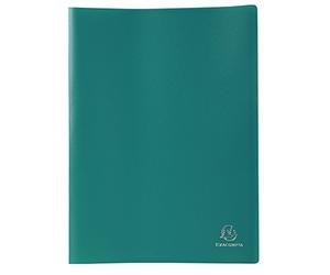 Exacompta - Ref 8523E - Soft PP Display Book - Suitable for A4 Documents, Made from Polypropylene, Lightweight, 20 Pockets, 40 Viewing Pages - Green Cover