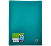 Exacompta - Ref 8533E - Soft PP Display Book - Suitable for A4 Documents, Made from Polypropylene, Lightweight, 30 Pockets, 60 Viewing Pages - Green Cover
