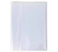 Exacompta - Ref 85360E - Chromaline Semi-Rigid PP Display Book - 240 x 320mm in Size, Suitable for Holding A4 Documents, 30 Pockets, 60 Viewing Pages - Clear