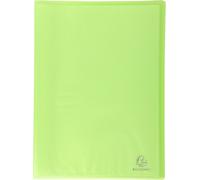 Exacompta - Ref 85363E - Chromaline Semi-Rigid PP Display Book - 240 x 320mm in Size, Suitable for Holding A4 Documents, 30 Pockets, 60 Viewing Pages - Green (Pack of 4)