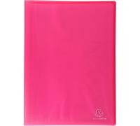 Exacompta - Ref 85365E - Chromaline Semi-Rigid PP Display Book - 240 x 320mm in Size, Suitable for Holding A4 Documents, 30 Pockets, 60 Viewing Pages - Red (Pack of 4)
