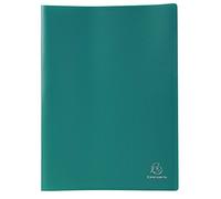 Exacompta - Ref 8543E - Soft PP Display Book - Suitable for A4 Documents, Made from Polypropylene, Lightweight, 40 Pockets, 80 Viewing Pages - Green Cover