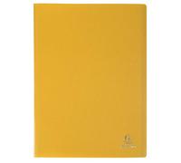 Exacompta - Ref 8559E - Soft Cover PP Display Book - Suitable for A4 Documents, 50 Pockets, 100 Viewing Pages, High Transparency, 300 Micron Polypropylene - Yellow