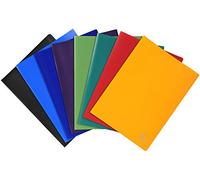 Exacompta - Ref. 8570E - 1 OPAK document cover - 70 anti-reflective grained pockets - 140 views - for A4 format - dimensions 24 x 32 cm - soft polypro cover - 8 random colors