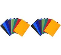 Exacompta - Ref. 8580E - 1 OPAK Document Cover - 80 Anti-Reflective Grained Pockets - 160 Views - for A4 Format - Dimensions 24 x 32 cm - Soft polypro Cover - 8 Random Colors (Pack of 2)
