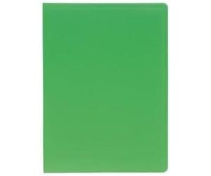 Exacompta - Ref 8583E - Box of 8 OPAK Document Protectors - 80 Non-Reflective Grained Pockets - 160 Sheets - for A4 Size - Size 24 x 32 cm - Soft Polypropylene Cover - Dark Green