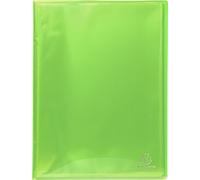 Exacompta - Ref. 85970E - 1 Iderama document protector - 100 smooth crystal pockets - 200 views - for A4 - size 24 x 32 cm - semi-rigid polypro cover - 10 random colors