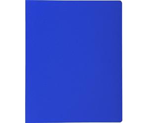 Exacompta - Ref. 88210E - Box of 10 OPAK document protectors - 20 smooth crystal pockets - 40 views - for format 17 x 22 cm - size 18 x 23 cm - semi-rigid polypro cover - 8 assorted colors