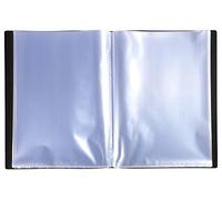 Exacompta - ref. 8831E - box of 12 OPAK document sleeves - 30 pockets made of smooth crystal - 60 pages - for DIN A4 - dimensions 24 x 32 cm - cover made of semi-rigid polypropylene - colour black