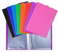 Exacompta - Ref 8840E - Opak PP Display Book - 240 x 320mm in Size, Suitable for A4 Documents, Polypropylene Flexible Cover, 40 Pockets, 80 Viewing Pages - Random Colour
