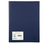 Exacompta - Ref 884572E - Forever Collection - Recycled Rigid PP Display Book - 240 x 320mm in Size, Suitable for A4 Documents, 40 Pockets, 80 Viewing Pages - Blue