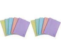 Exacompta - Ref 88570E - Chromaline Translucent Pastel PP Welded Display Books - 240 x 320mm in Size, Suitable for A4 Sized Documents, 50 Pockets, 100 Viewing Pages - Random Colour (Pack of 2)