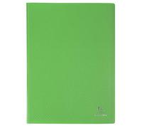 Exacompta - Ref 8883E - Semi-Rigid PP Display Book - Suitable for A4 Documents, Wipeable Cover, 500 Micron Polypropylene, 80 Pockets, 160 Viewing Pages - Light Green Cover
